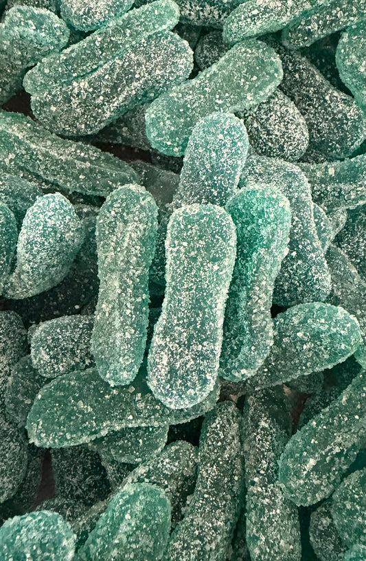 Langue bleues framboise