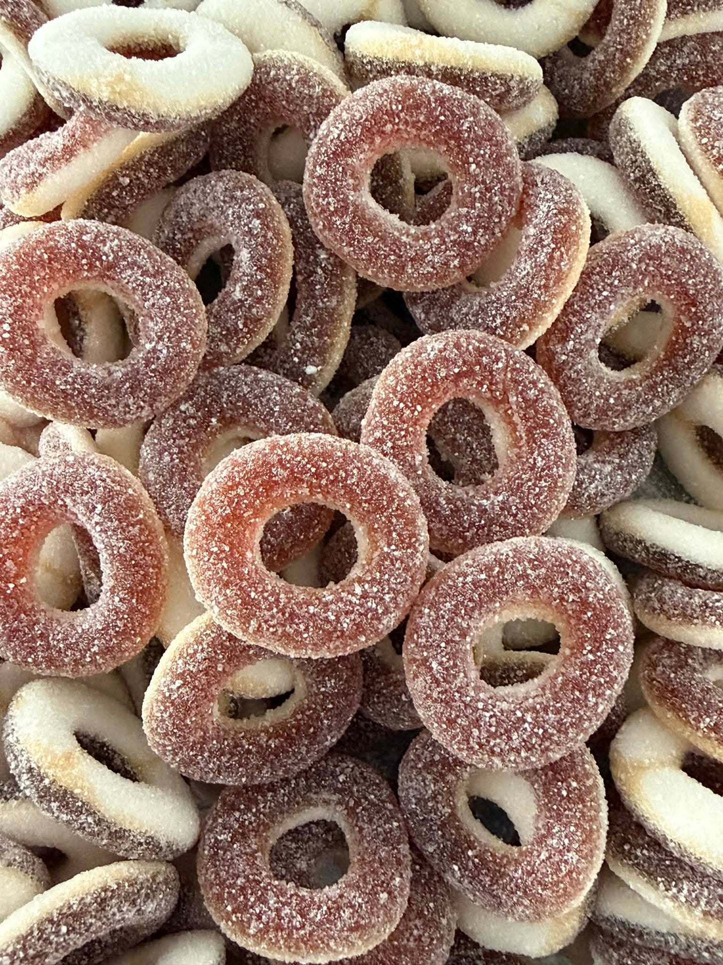 Anneaux sucrés cola