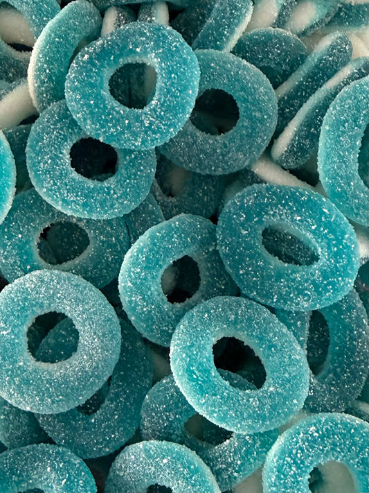 Anneaux sucrés framboise